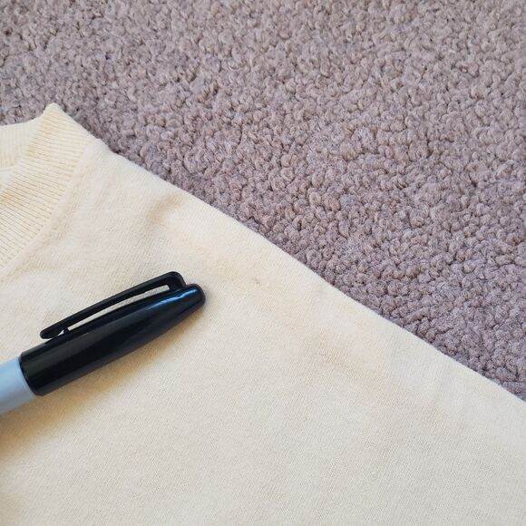 Vintage White Marlin Open Size Large Mens Yellow Double Side T-Shirt 2012 39th - Picture 5 of 8